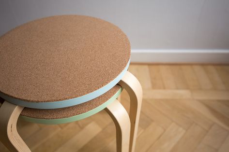 10 Unlikely IKEA Stool Hacks Stool Ikea, Ikea Cork, Cork Stool, Ikea Stool, Stool Makeover, Ikea Outdoor, Diy Cork, Cork Sheet, Diy Stool