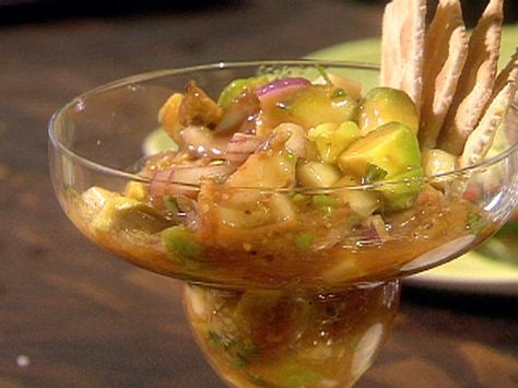 The Spaniard's Cocktail of Shrimp Recipe | Guy Fieri | Food Network Spanish Shrimp, Mexican Shrimp Recipes, Dip Recipes Appetizers, Guy Fieri, Shrimp Cocktail, Shrimp Recipe, Chicken Wing Recipes, Cooking Show, Appetizer Dips