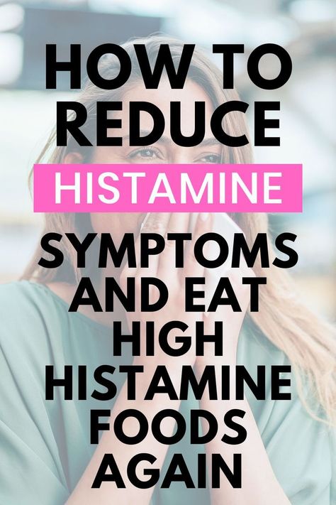 Following a low-histamine diet can help reduce symptoms of histamine intolerance, but at times you may want to enjoy some high histamine foods without having a histamine reaction.  And that's where a DAO enzyme supplement comes in handy, as you can take it 15 minutes before you consume histamine rich foods or beverages to help with histamine metabolism in the digestive tract. Histamine Intolerance Diet, Headache Diet, Histamine Intolerance Symptoms, Histamine Foods, High Histamine Foods, Low Histamine Foods, Histamine Intolerance, Low Stomach Acid, Low Histamine Diet