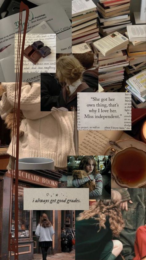 Hermione Granger Aesthetic Wallpaper, Aesthetic Wallpaper Moodboard, Hermione Granger Study, Granger Aesthetic, Hermione Granger Aesthetic, Law School Inspiration, The Best Wallpapers, Harry Potter Illustrations, Vision Board Wallpaper