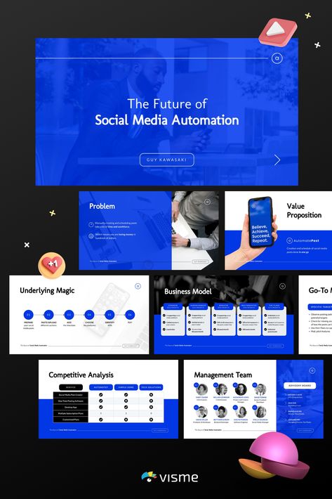 Formal Presentation Design, Blue Presentation Design, Presentation Design Inspiration, Social Media Infographic Design, Corporate Presentation Design, Aesthetic Ppt, Corporate Invitation Design, Red Presentation, Presentation Template Design