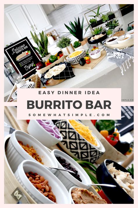 Chipotle Bar For Party, Burrito Bar Party Ideas, Burrito Bowl Party Ideas, Burrito Buffet Ideas, Burrito Bowl Party, Burrito Bowl Buffet Bar Ideas, Burrito Bowl Bar Parties, Burrito Party Ideas, Build Your Own Burrito Bowl Bar