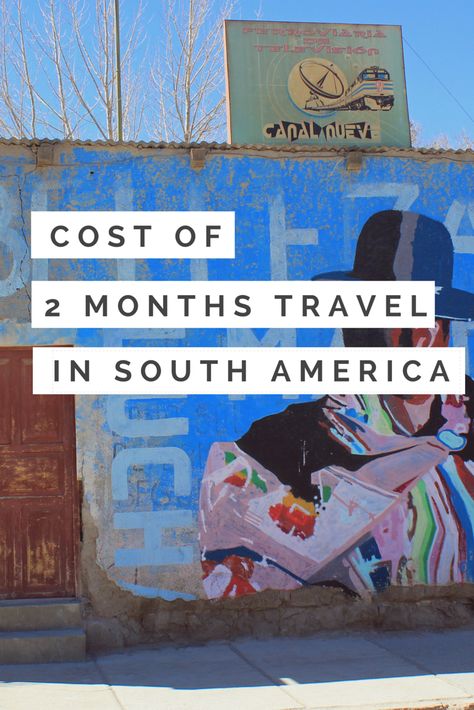 What were the costs of 2 months travel in South America? Take a look at this detailed overview inc. average costs per day, price examples and budget tips. | By Bunch of Backpackers South America Travel Itinerary, South America Travel Destinations, Backpacking South America, South America Destinations, Les Continents, Central America Travel, Budget Tips, Travel Budget, Backpacking Tips