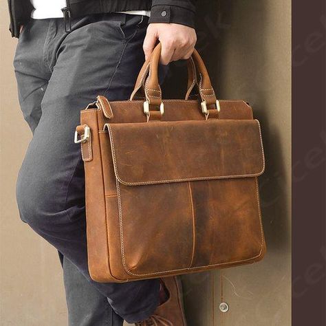 US$199.00 Leather Briefcase Men Business, John Logan, Leather Messenger Bag Laptop, Bag Inspiration, Photography Bags, Laptop Handbag, Leather Briefcase Men, Cowhide Bag, Bags Leather Handbags