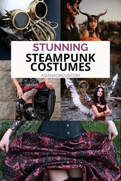 Explore some of the best steampunk Halloween costumes for women and men. Beautiful Victorian Steampunk costumes and accessories for cosplay events and Steampunk festivals. Steampunk Costume Women, Steampunk Womens Fashion, Victorian Steampunk Costume, Steampunk Halloween Costumes, Steampunk Diy Crafts, Steampunk Costumes, Steampunk Fairy, Steampunk Hairstyles, Steampunk Festival