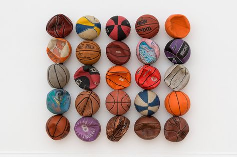 Tyrell Winston, Tyrrell Winston, Art Gallery Paris, Basketball Artwork, Unusual Wall Art, Basketball Room, Basketball Decorations, Turned Art, Basketball Wall