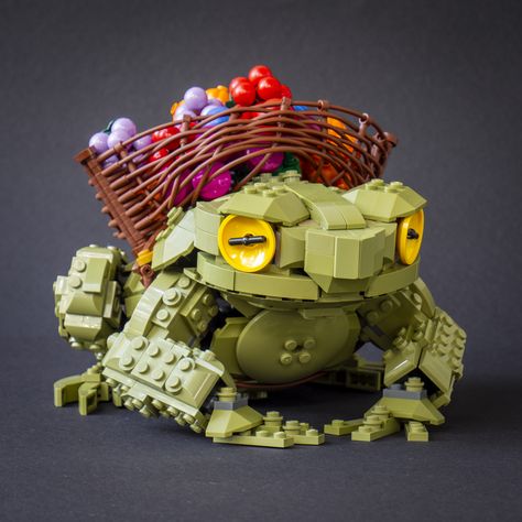 Cyclopic Bricks Lego Monster Moc, Lego Robot Ideas, Lego Frog, Lego Building Ideas, Lego Dnd, Lego Watch, Lego Sculptures, Micro Lego, Lego Custom Minifigures