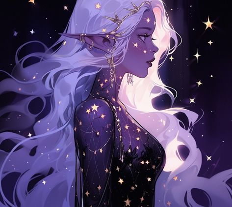 Astral Elf, Dnd Elf, Free Hd Wallpapers, الرسومات اللطيفة, Art Plastique, Dark Fantasy Art, Fantasy Character Design, Pretty Art, Photo Profil