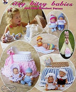 Ravelry: Christening Dress pattern by Annie Potter Barbie Bebe, Baby Doll Bed, Crochet Doll Clothes Patterns, Basket Purse, Itty Bitty Baby, Doll Dress Patterns, Baby Bassinet, Crochet Doll Clothes, Baby Doll Clothes