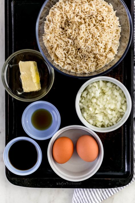 Hibachi Fried Rice Recipe, Hibachi Rice, Hibachi Fried Rice, Japanese Fried Rice, Hibachi Recipes, Hibachi Chicken, Crockpot Dinner Recipes, Making Fried Rice, Griddle Recipes