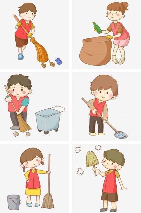 Swachh Bharat Drawing Ideas, Community Clipart, Zoo Activities Preschool, Preschool Social Skills, Cleaning Drawing, School Wall Art Ideas, Charity Activities, Youth Volunteer, Mopping The Floor