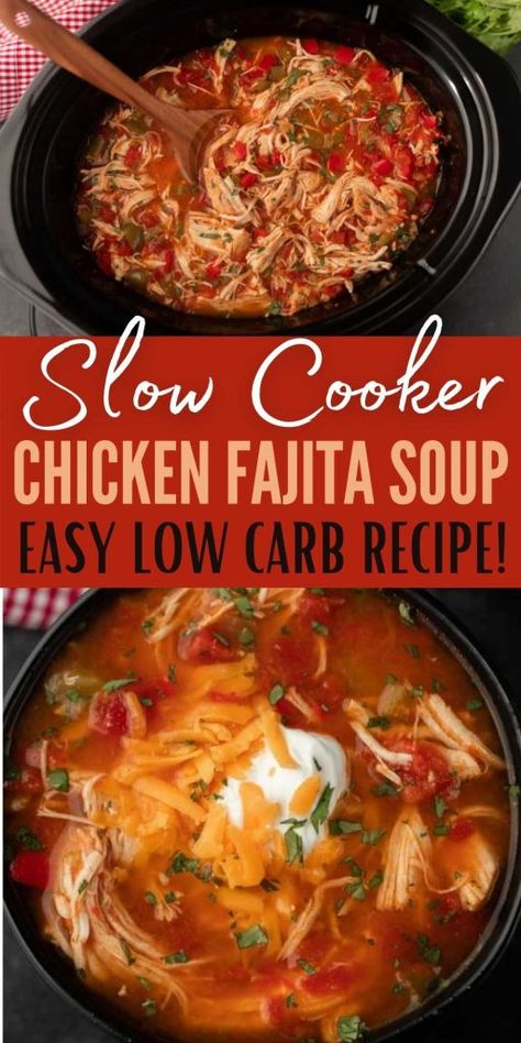 Nacho Soup, Low Carb Crock Pot, Fajita Soup Recipe, Fajita Soup, Chicken Fajita Soup, Keto Soups, Desayuno Keto, Low Carb Soup Recipes, Keto Crockpot