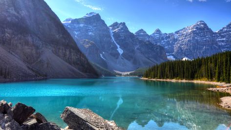 A fairly large collection of Location Art - Album on Imgur 4k Desktop Backgrounds, Lake Moraine, Spring Desktop Wallpaper, 4k Desktop Wallpapers, Nature Desktop, Ultra Hd 4k Wallpaper, 4k Wallpapers For Pc, Water Landscape, Nature Background Images