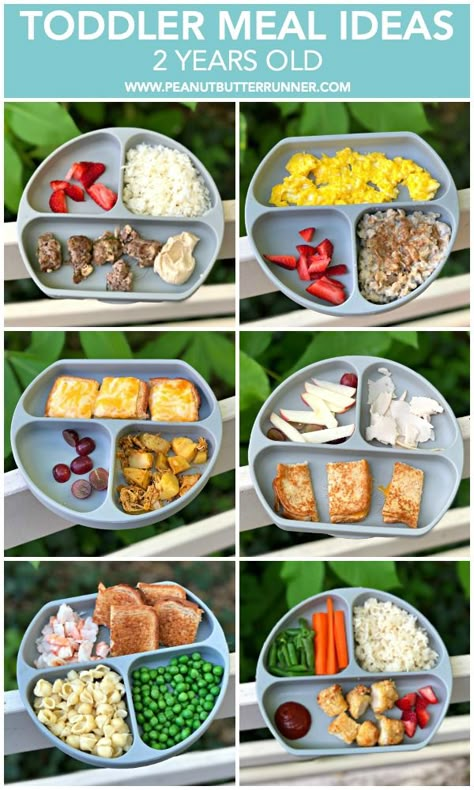 Need ideas and inspiration for toddler meals? Sharing what I've been feeding my two year old lately for breakfast, lunch and dinner. #toddlermom #momlife #toddlermeals Dinner For Two Year Old, Breakfast For Two Year Old, Healthy Meals For Two Year Olds, Two Year Old Food Ideas, Daycare Meals For One Year Old, Cheap Toddler Meals, Healthy Meals For Toddlers Dinners, Toddler Breakfast On The Go, Meals For Two Year Olds