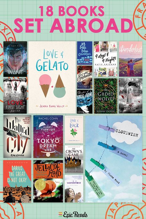 18 Books Set Abroad That We're Living Vicariously Through Books To Read While Traveling, Girl Abroad Book, Books About Traveling, Books Set In Spain, Teen Fiction Books, Books About Ireland, Education Design, Ya Books, Books Young Adult