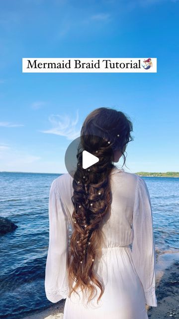 Mako Mermaid Hairstyles, Easy Mermaid Hairstyles, Mermaid Hair Braid, Mermaid Braids Tutorial, Mermaid Hairdo, Mermaid Braids Hairstyles, Renfaire Hair, Mermaid Hairstyle, Mermaid Hairstyles