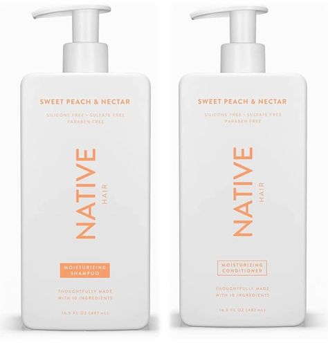 I've tried many many many hair products, and this is by far the best I've ever used! Affordable and works great!!! Native Shampoo And Conditioner, Native Shampoo, Native Hair, Native Deodorant, Peach Nectar, Natural Body Wash, Good Shampoo And Conditioner, Shampoo And Conditioner Set, Desired Reality