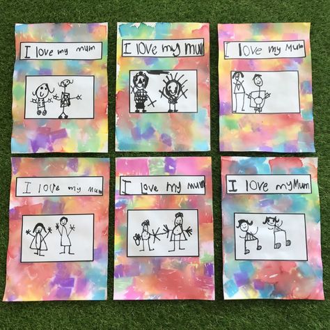 Mothers Day Cards Preschool, Mothers Day Cards Eyfs, Mothers Day Crafts Preschool, Eyfs Ideas, Mother's Day Theme, Easy Mother's Day Crafts, Mother's Day Projects, Mother's Day Activities, K Crafts