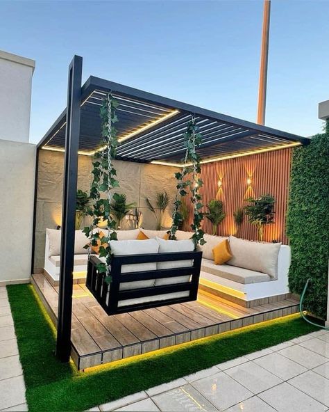 Roof Terrace Design, Rooftop Patio Design, Terrace Garden Design, Terrace Decor, Rooftop Terrace Design, Balkon Design, Rooftop Design, Interior Design Your Home, تصميم للمنزل العصري