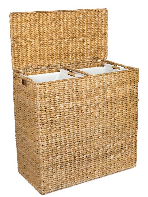 PRICES MAY VARY. 100% Cotton Imported Elegant Laundry Sorting: This beautifully designed laundry hamper not only organizes your laundry but also adds a decorative touch to your space. Its divided sections facilitate pre-sorting of clothes, streamlining your laundry process. Convenient Lid and Dual Liners: It features two removable linen bags for easy transportation of laundry to the machine. A lid discreetly hides away laundry, while built-in handles ensure easy mobility. Ample Storage Capacity: Hamper Organization, Divided Laundry Hamper, Side Basket, Laundry Sorting, Laundry Hampers, Laundry Sorter, Clothes Hamper, Dirty Laundry, Master Closet