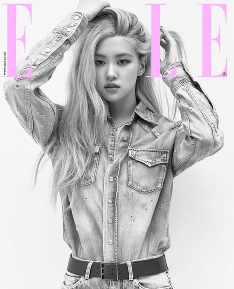 BLACKPINK’s Rosé is the cover model for the June 2020 issue of ELLE Korea, meaning all four members of BLACKPINK now have a solo cover for this magazine. Rosé Elle Korea, Rosé Elle, Rosé Ysl, Bp Rosé, Elle Korea, Blackpink Members, Rose Park, Diane Kruger, Rose Photos