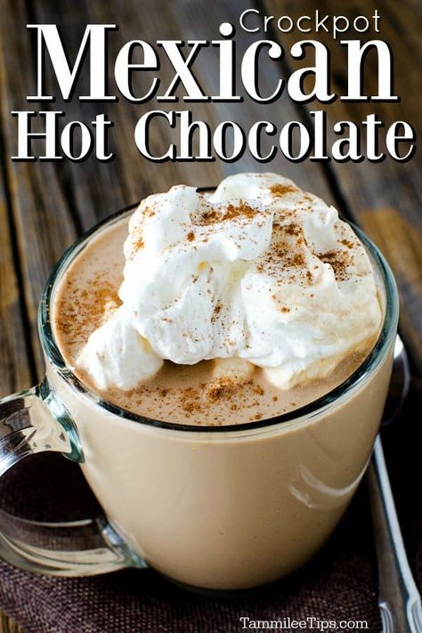 Abuelita Hot Chocolate Crockpot, Homemade Hot Chocolate Crockpot, Abuelita Hot Chocolate, Crock Pot Hot Chocolate Recipe, Easy Homemade Hot Chocolate, Crock Pot Mexican, Mexican Hot Chocolate Recipe, Crockpot Mexican, Spiked Hot Chocolate