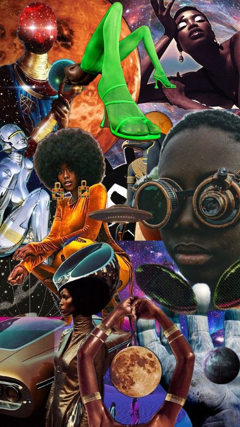 #afrofuturism #afro #blackpower #blackisbeautiful #afrofuturista #black #sunra Black