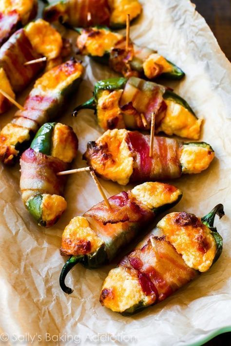 14 Easy Fall Party Appetizers That Are Sophisticated and Chic - XO, Katie Rosario Fall Party Appetizers, Super Bowl Snack Recipes, Skewer Appetizers, Bacon Wrapped Jalapenos, Bowl Party Food, Elegant Appetizers, Football Party Food, Best Appetizer Recipes, Superbowl Snacks