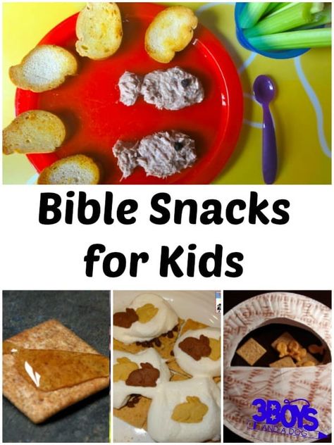 Use these Bible Verse Printables and Activities for Kids to help your children learn about the Bible! Bible Snacks, Bible School Snacks, Sunday School Snacks, Bible Verse Printables, Bible Food, Snack Ideas For Kids, Sunday School Kids, Snacks For Kids, Bible School Crafts