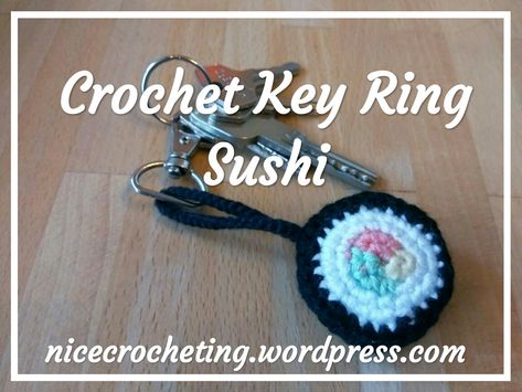 New Flat, Key Ring, My Husband, Key Rings, 3 Months, Free Crochet Pattern, Free Crochet, Crochet Pattern, Crochet Earrings