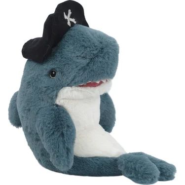 Captain O Fish Pirate Shark Plush Toy (Blue) - Kids Toys | MON AMI from Maisonette Shark Pictures, Mini Mundo, Shark Plush, Cute Shark, Cute Stuffed Animals, Ocean Creatures, Ocean Animals, Cute Plush, Buy Buy Baby