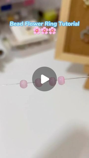 5.9M views · 369K likes | Ying on Instagram: "A easy flower ring tutorial🌸🌸🌸 #beadring #beadrings #beadedjewelry #beadedring #beadedrings #beadedringsforsale" Beaded Flower Ring Tutorial, Flower Ring Tutorial, Ring Tutorial, Easy Flower, June 19, Beaded Rings, Flower Ring, How To Make Beads, Beaded Flowers