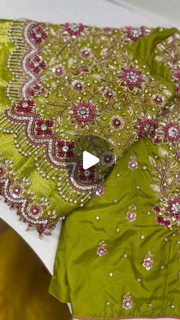 Heavy Blouse Designs, Blouse Designs Heavy Work, Heavy Work Blouse Designs, Bridal Blouse Designs Heavy Work, Heavy Blouse, Blouse Works, Heavy Work, Beautiful Rangoli, Beautiful Rangoli Designs