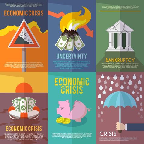 Economic Crisis Poster Economics Poster, Issues In Society, Economic Crisis, Outline Illustration, Financial Crisis, Man Illustration, Background Drawing, Cute Easy Drawings, School Projects