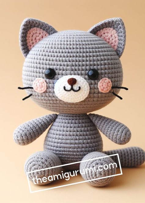 10 Amazing FREE Amigurumi Farm Animal Crochet Patterns! | Swecraftcorner Crochet Doll Tutorial, Crochet Bear Patterns, Crochet Dog Patterns, Easy Crochet Animals, Crochet Animal Amigurumi, Crochet Cat Pattern, Cat Amigurumi, Crochet Animals Free Patterns, Crochet Amigurumi Free Patterns