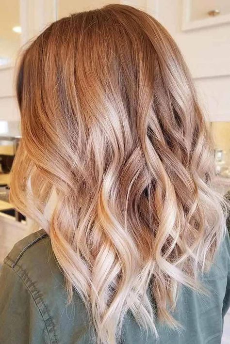 Copper Strawberry Blonde Ombre Fade #blondehair #redhair #ombre #haircolorbalayage Redhair Ombre, Copper Strawberry Blonde, Strawberry Blonde Ombre, Red Hair With Blonde Highlights, Red Blonde Hair, Strawberry Blonde Hair Color, Ombre Hair Blonde, Vlasové Trendy, Strawberry Blonde Hair