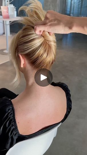 Elegant Updo Tutorial, Fine Hair Updo, Styles Korean, Easy Bun Hairstyles For Long Hair, Jennifer Lopez Hair, Updo Hairstyles Tutorials, Updo Tutorial, Beach Hairstyles For Long Hair, Shorthair Hairstyles