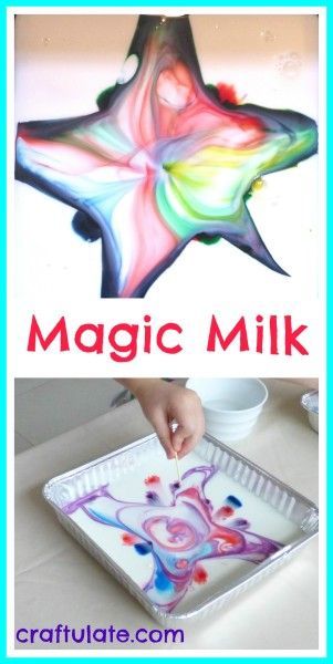 Craftulate: Magic Milk Magic Milk, Science Experience, Science Kids, Tuff Spot, Bucket Ideas, Experiments Kids, Science Week, Halloween Costumes Kids, Preschool Science Activities