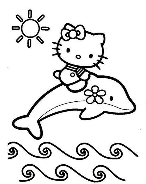 Hello Kitty coloring page Hello Kitty Desenho, Hello Kitty Coloring Pages, Kitty Coloring Pages, Tapeta Hello Kitty, Batman Coloring Pages, Beach Coloring Pages, Hello Kitty Imagenes, Dolphin Coloring Pages, Hello Kitty Colouring Pages