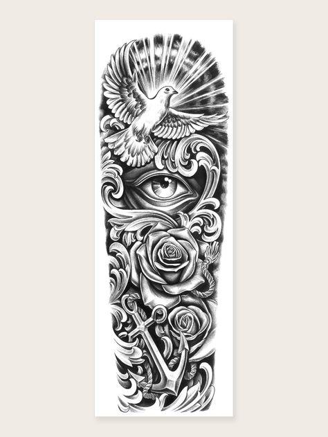 Full Forearm Tattoo, Forearm Tattoo Designs, Voll Arm-tattoos, Half Sleeve Tattoos Sketches, Arm Tattoos Drawing, Mangas Tattoo, Chicano Tattoos Sleeve, Half Sleeve Tattoos Drawings, Simple Tattoos For Guys