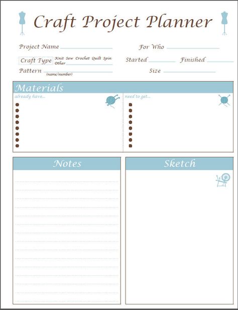 Craft Business Planner, Craft Project Planner, Class Planner, Project Planner Printable, Journals Ideas, Blank Templates, Bullet Planner, 2 Letter, Life Management