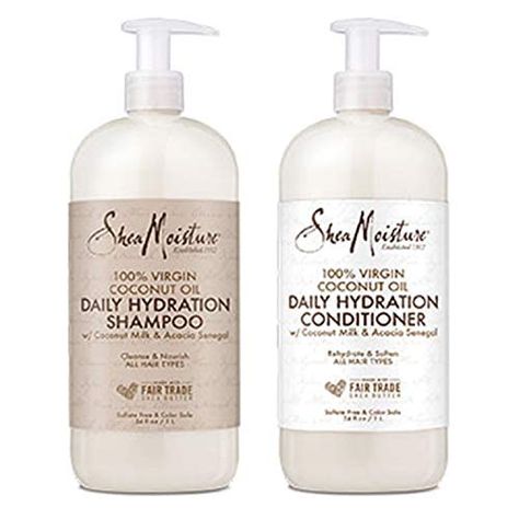 PRICES MAY VARY. MOISTURE: This Shea Moisture Shampoo and Conditioner is the most moisturizing things your hair needs- Get it now and see the difference! DAILY: Use daily for best results. This will keep your hair hydrated while smelling delicious. COCONUT OIL: Made with real, raw and natural ingredients, this shampoo and conditioner will give your hair life ! UNISEX: This shampoo and conditioner is so awesome, its great for your whole family! Perfect for everyone and all hair types MULTI: Whats Shea Moisture Shampoo, Coconut Shampoo, Shampoo And Conditioner Set, Shea Moisture, Soften Hair, Natural Shampoo, Moisturizing Shampoo, Virgin Coconut Oil, Hair Life