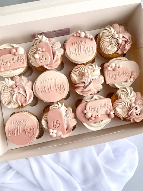 25th Birthday Cupcakes For Women, 25th Birthday Cupcakes, Birthday Cupcake Ideas, Birthday Cupcakes For Women, Bday Cupcakes, Pink Dessert Tables, Butterfly Birthday Cakes, Cupcakes Birthday, Birthday Sheet Cakes