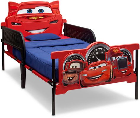 Asstd National Brand Disney Cars Twin Bed Race Car Bedroom, Car Themed Rooms, Cars Disney Pixar, Disney Bedding, Toro Inoue, Car Bedroom, Cars Characters, Car Bed, Toddler Beds