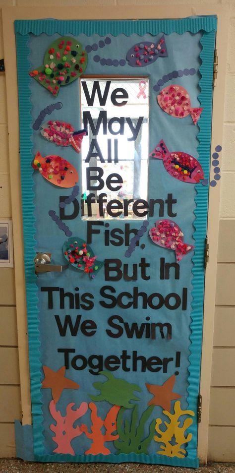 Back To School Door Ideas Pre K, Inclusion Door Decorations Classroom, Inclusion Door Decoration, Special Ed Classroom Bulletin Boards, Sped Classroom Decor Special Education, Special Education Door Decorations, Sped Door Decorations, Special Ed Door Decoration, Elementary Counselor