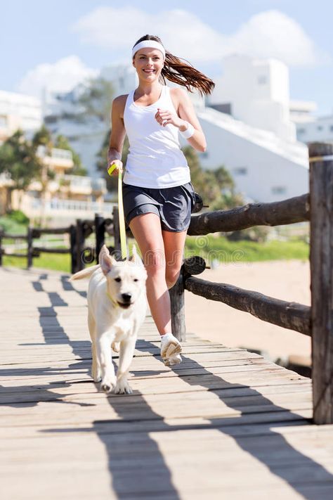 Woman jogging dog. Happy woman jogging with her dog , #AFFILIATE, #jogging, #Woman, #dog, #woman, #Happy #ad Puppy 101, Crazy Dog Lady, Dog Lady, Dog Help, Baby Animals Funny, Dog Runs, Pet Stuff, Pet Owner, Crazy Dog