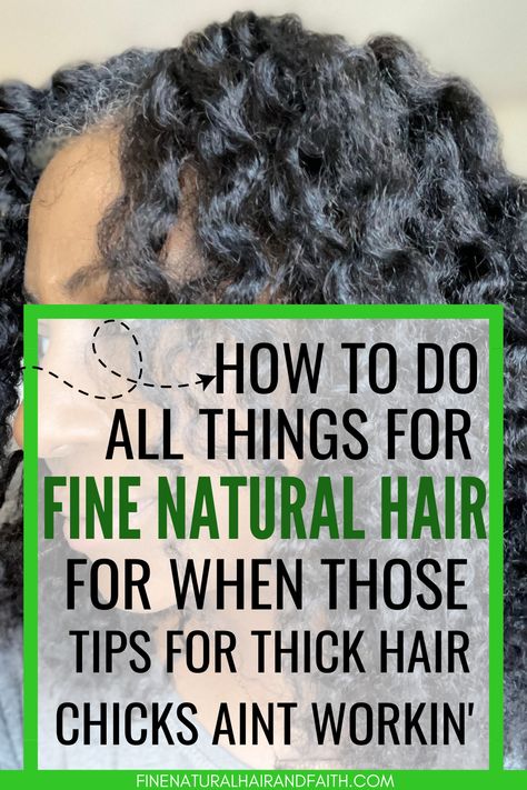 how to take care of fine natural hair Protective Styles For Fine Natural Hair, Fine Natural Hair Styles Black, Homemade Hair Growth Oil, Pre Poo Natural Hair, 4b Natural Hair, Curly Hair Growth, Coiling Natural Hair, 4a Natural Hair, African Natural Hairstyles