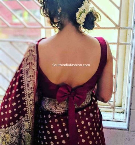 Sleeveless Blouse Designs, Indian Blouse Designs, Designs Blouse, Blouse Back Neck, Sari Design, Saree Blouse Neck Designs, Backless Blouse Designs, Blouse Back Neck Designs, Blouse Back