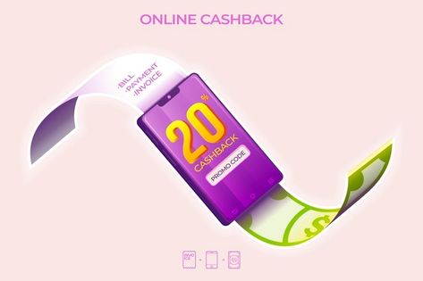 End of summer sale landing page template with smartphone illustrated | Free Vector Cashback Ads, Banks Ads, Ads Video, Coin Icon, Concept Background, Bottle Design Packaging, Social Media Advertising Design, Creative Advertising Design, Magazine Layout Design