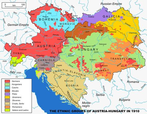 Austrian-Hungarian Empire 1867–1918: Ethnic groups map 1910: Empire of Austria… Austro Hungarian, Porto Rico, United States Map, Old Maps, European History, Historical Maps, Eastern Europe, World History, Albania